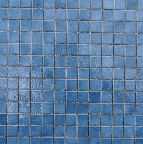 Bleu gris / Égée mosaïque Briare par plaque 34 cm