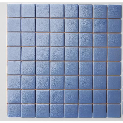 Bleu nacré métallisé clair martelé 4 cm mosaïque émaux par plaque 32 cm pour loisir créatif