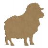 Moutons mrinos de campagne 13 par 12 cm support bois pour mosaque