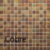 Mix nacré et mat métal doré cuivre COBRE série Eléments mosaïque émaux brillant 2.3 cm par 2M² soit 100 € le M²