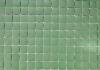 Vert tendre carré mosaïque émaux 2.3 cm vert mat satiné plaque 33 cm en HTK