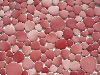 Rose mosaïque galet japonais émaillé plaque de 32 cm