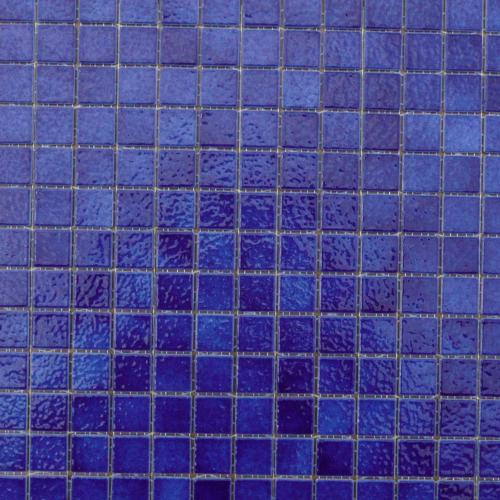 Bleu roi / Danube mosaïque Briare par plaque 34 cm