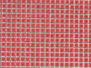 Rouge brique micro mosaïque brillant par 100g