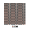 Mosaïque rectangle décor Metrisch émaux mat 2.3 cm par 4.8 cm par M²