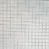 Blanc mosaïque émaux 2.4 cm blanc mat satiné pleine masse au M²