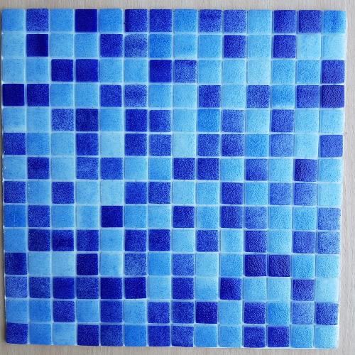 Lot mosaïque promotion bleu jonico et bleu mar émaux 2.3 cm par 4M² 