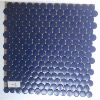 Bleu foncé lavande rond pastille mosaïque émaux mat par plaque 33 cm pour loisirs créatifs