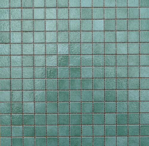Vert d'eau / ivraie mosaïque briare par plaque 34,5 cm