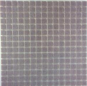 Gris mosaïque pâte de verre gris foncé moucheté plaque 32.5 cm