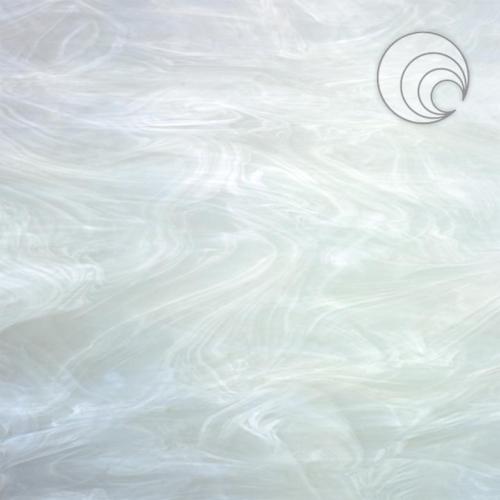 Blanc marbré semi-opalescent plaque de verre fusing 305s-F S96 de 20 par 30 cm