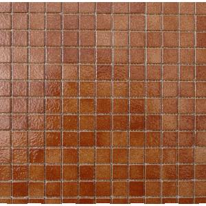 Brun clair / coriandre mosaïque Briare par plaque 34 cm