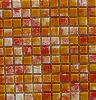 Orange foncé mosaïque art vintage vetro-cristal 2.5 cm par 100g