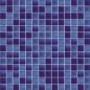 Bleu foncé moucheté JONICO mosaïque émaux 2.4 cm brillant pleine masse par 2 M² soit 32.53€ le Mètre