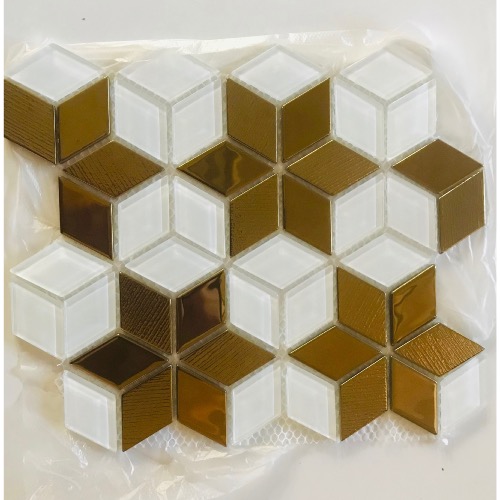 mosaïque carrelage motif cube