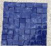 Bleu Nuagé 4 cm mosaïque émaux par plaque pour vrac