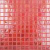 Rouge et corail nacré effet coup de pinceau nacré gloss mosaïque émaux par plaque 31 cm