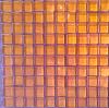 Orange agrume mosaïque BRILLANT CRISTAL 10 mm par plaque 30 cm