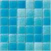 Bleu azur foncé moucheté EGEO mosaïque émaux 2.4 cm brillant pleine masse par 2M² soit 30.26€ le M²