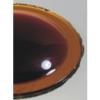 Brun ambre cabochon en verre ambre diamètre 50 mm à l'unité