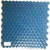 Bleu de Prusse rond pastille mosaïque émaux brillant par plaque 33 cm pour Vrac
