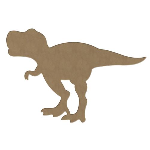Dinosaure Tyrannosaure tyrex support bois 29 par 20 cm pour mosaïque