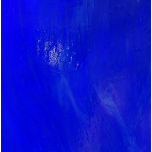 Bleu cobalt marbré wo119 semi opalescent verre vitrail plaque de 30 par 20 cm