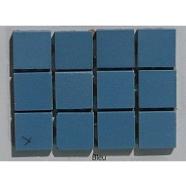 Bleu uni 5 par 5 cm mosaïque carrelage grès antique paray plaque 32 cm