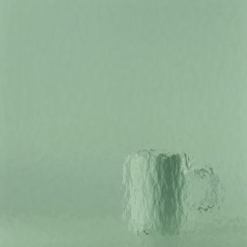 Vert d'eau translucide martelé verre Spectrum  s96plaque de 30 par 30 cm