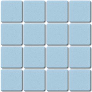 Bleu mosaïque Bleu clair 135A smalti mat par 36 carreaux