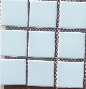 Bleu pastel 4.8 par 4.8cm mosaïque grès antique paray par 1000g