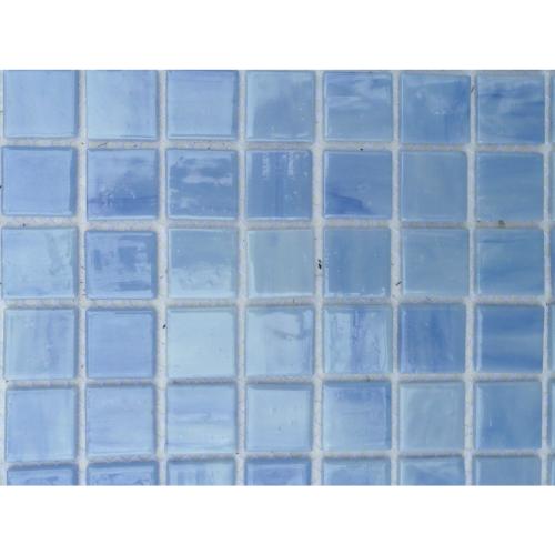 Bleu pastel clair mosaïque verre Tiffany par plaque de 30 cm