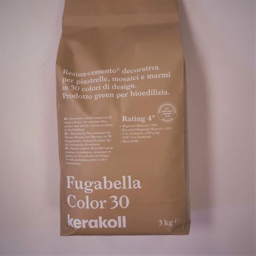 Fugabella résine ciment couleur 30 brun noisette haute performance de 2 à 20mm par 3 kilos