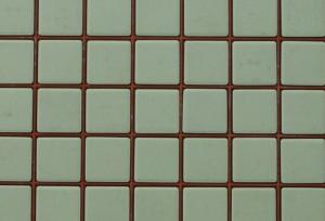 Vert albatre mosaïque mat Briare par plaque de 34.58 par 34.58 cm