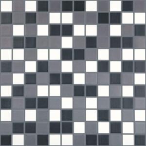 Noir gris foncé et gris clair mat mosaïque émaux par m²