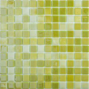Vert mix nacré gloss mosaïque émaux par plaque 31,7 cm