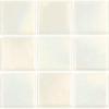 Blanc nacré LUX 504 mosaïque émaux 2.3 cm brillant pleine masse par plaque 33 cm