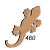 Gecko n°3 15 cm support bois pour mosaïque