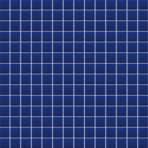 Bleu marine foncé ASON mosaïque émaux brillant bord droit 2,3 cm par plaquette 20 carreaux