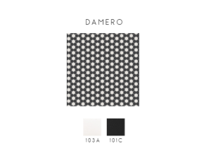 Mosaïque décor Damero fleur noir hexagone noir et blanc par 1 M²