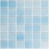 Bleu clair moucheté ARAL mosaïque émaux brillant pleine masse plaque 33 cm HTK