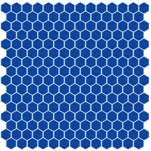 Bleu France hexagone mosaïque émaux brillant par 2 M² soit 70 € le M²