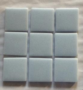 Bleu clair lavande mosaïque émaux brillant 2.4 cm pleine masse plaque 33 cm