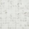 Blanc mosaïque émaux 2.5 cm mat aspect marbre CALACATTA au M²