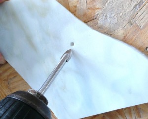 Foret à verre mèche tungstène 3 mm de diamètre pour percer verre et mosaïque