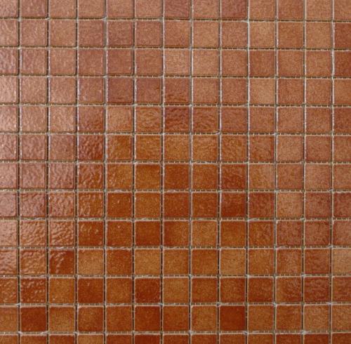 Brun clair / coriandre mosaïque émaux de Briare par 20 carrés soit environ 100g