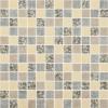 Gris brun jaune impression tissu patchwork mosaïque émaux satiné par 100 grammes