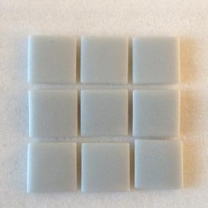 Gris clair perle 4 cm mosaïque émaux par 64 carrés couvre une surface de 32 cm
