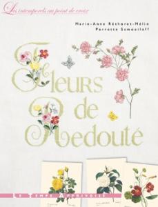 Livre Fleurs de Redouté au point de croix de Réthoret- Mélin et Samouiloff