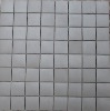 Gris clair lisse mat métallisé mosaïque Urban chic émaux bord droit 2,3 cm par 100g